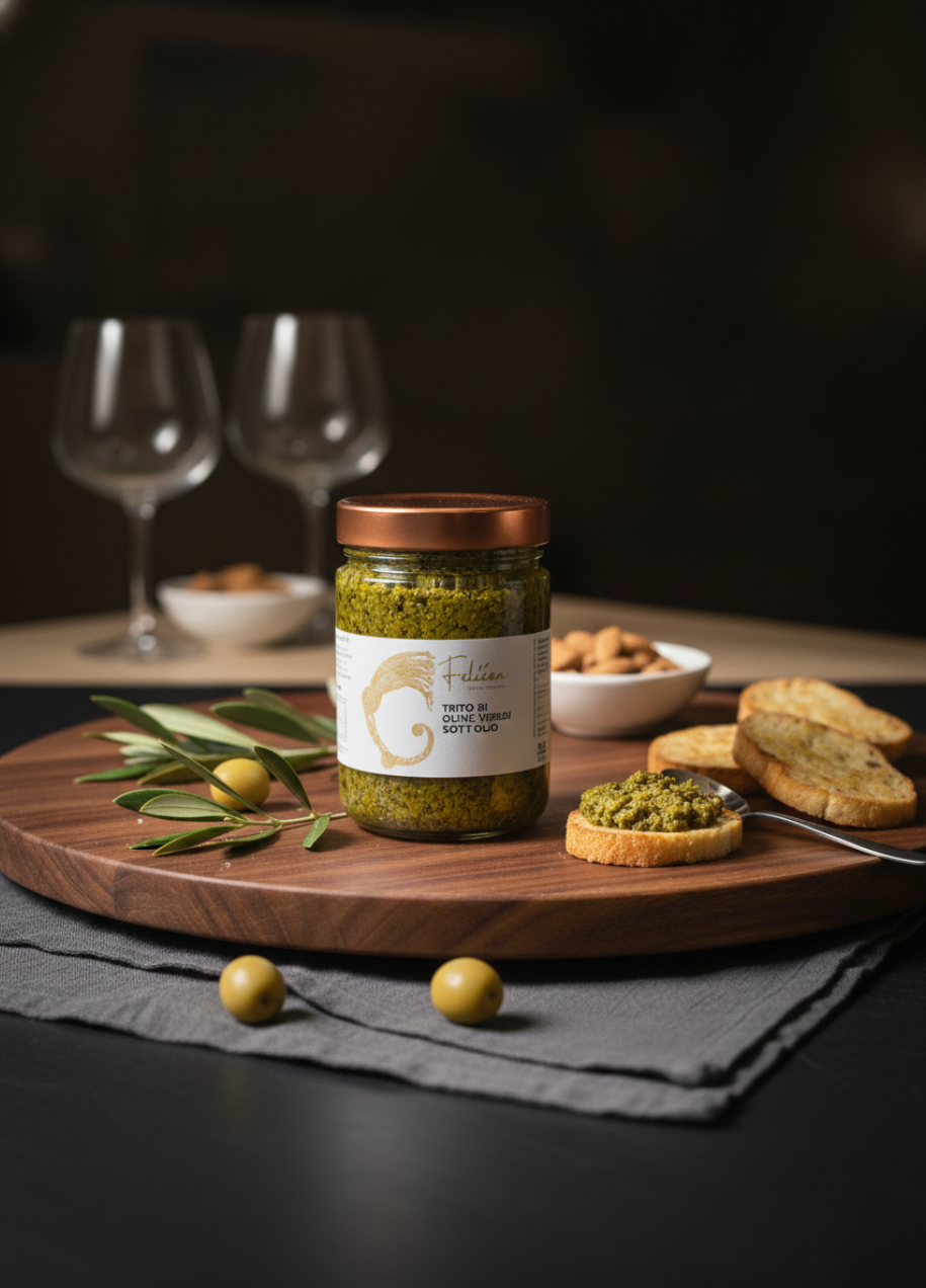 Trito di Olive e Funghi Porcini
